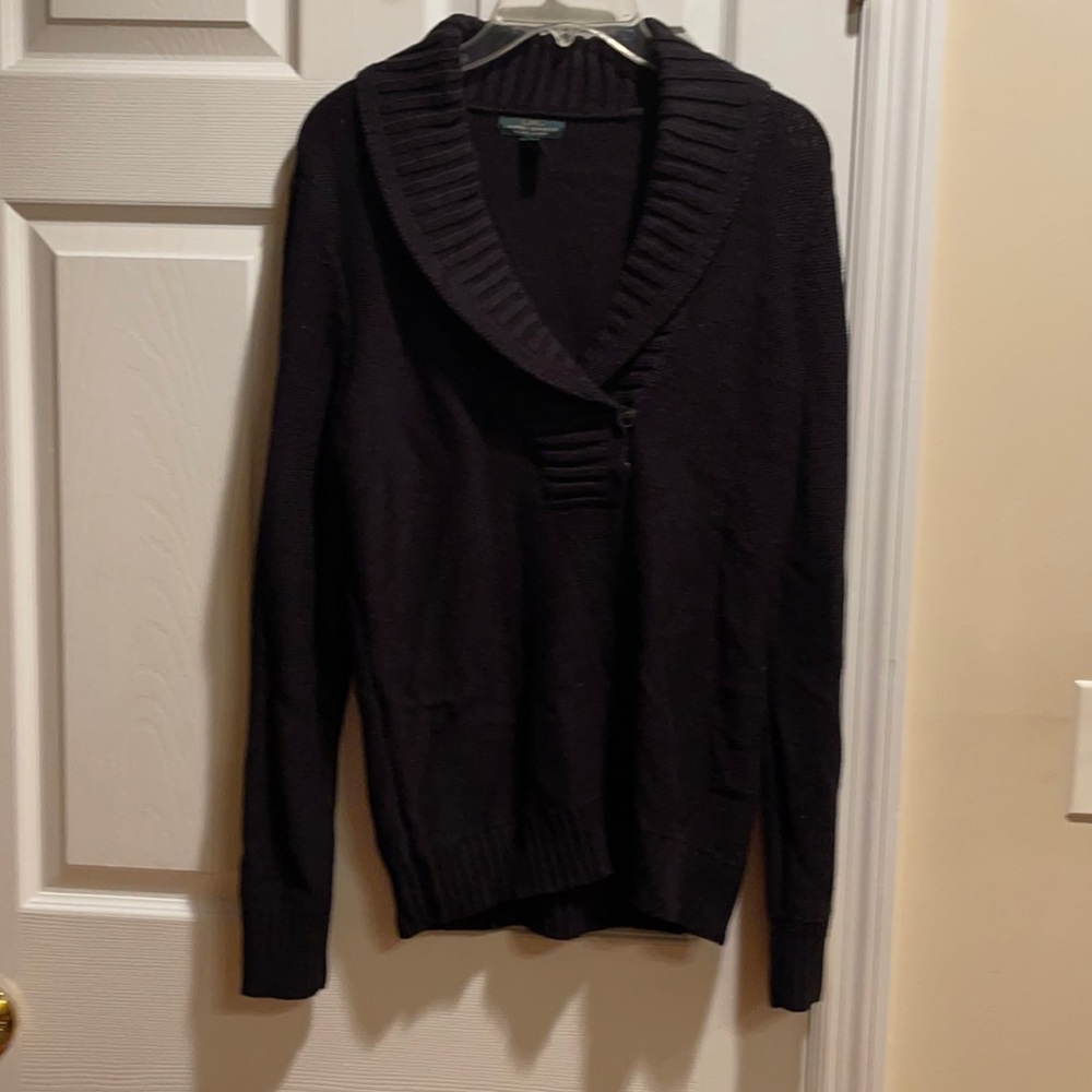 Ralph Lauren Sport large black cowl neck sweater